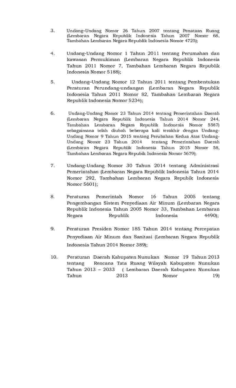 Peraturan Bupati Nunukan No 29 tahun 2019 tentang Rencana Aksi Daerah Penyediaan Air Minum dan Penyehatan Lingkungan Tahun 2017 -2021